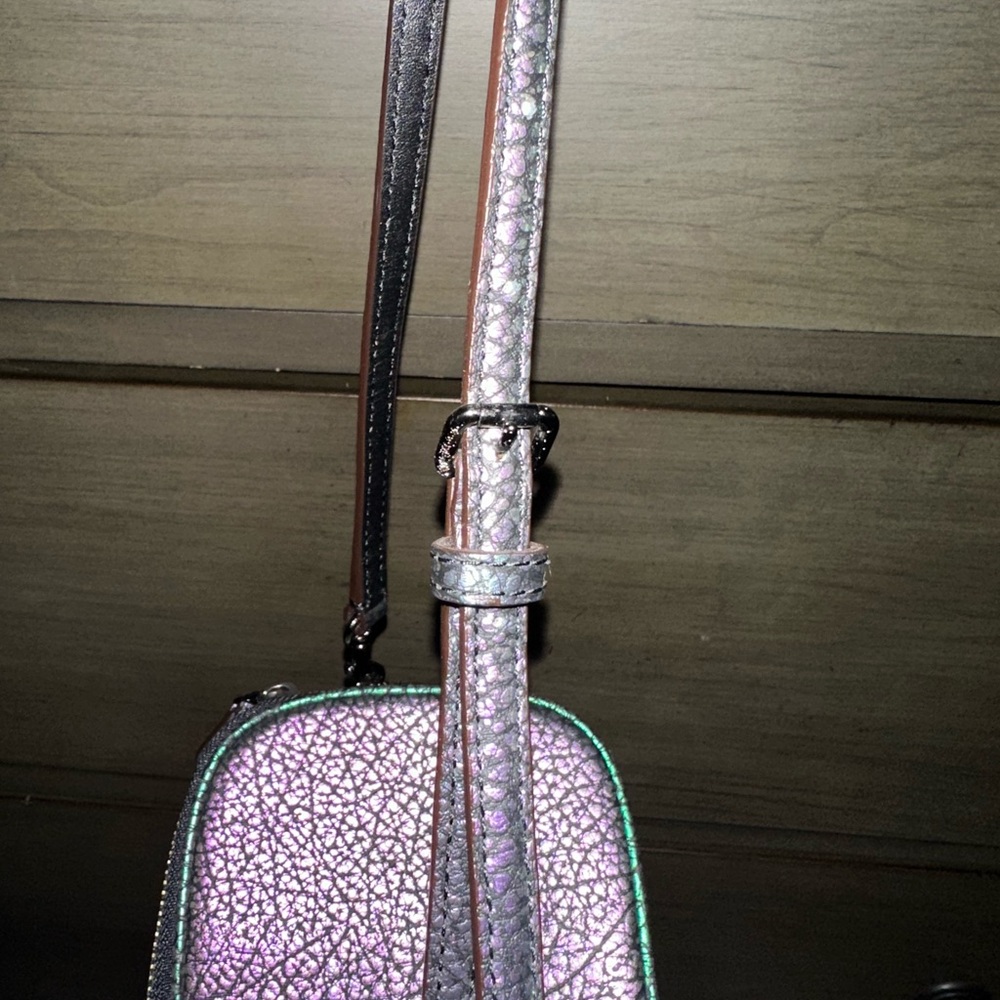 Coach Purple Iridescent oil slick metallic hologram Crossbody Bag - Picture 12 of 14
